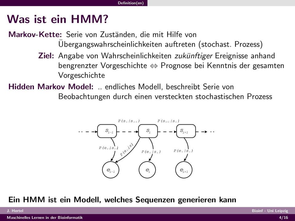 Hidden Markov Model:.