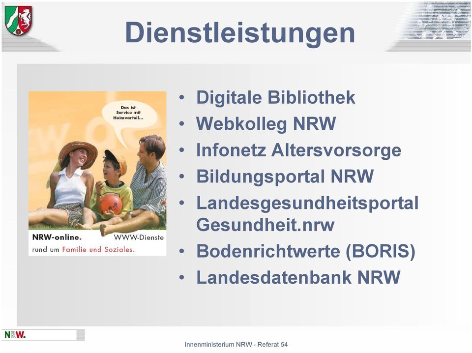 Bildungsportal NRW Landesgesundheitsportal