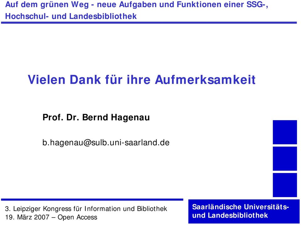 Prof. Dr. Bernd Hagenau b.