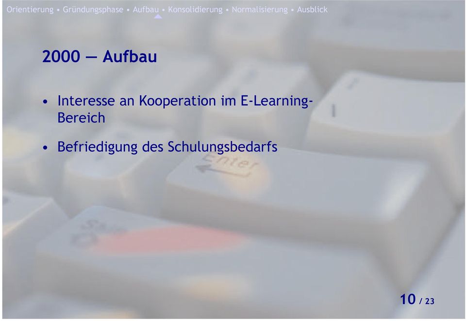 E-Learning- Bereich