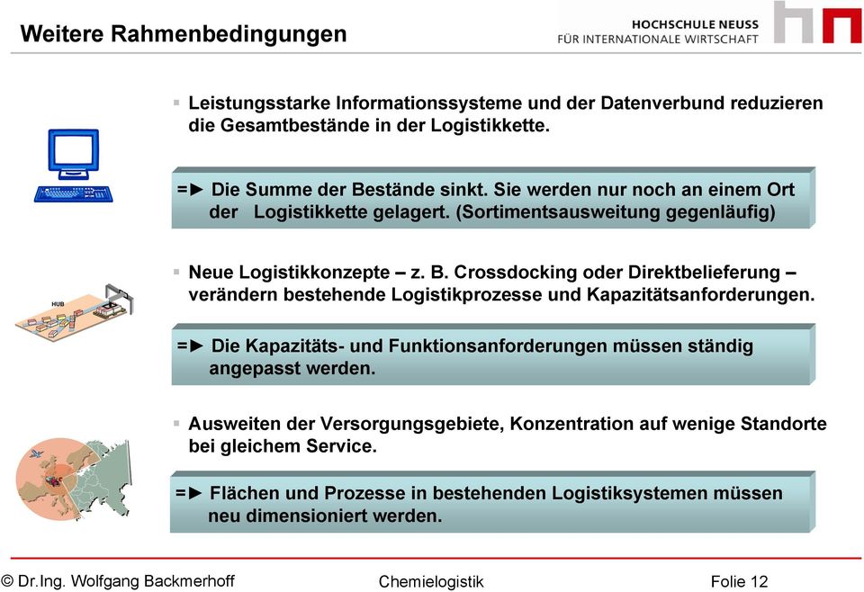 Crossdocking oder Direktbelieferung verändern bestehende Logistikprozesse und Kapazitätsanforderungen.