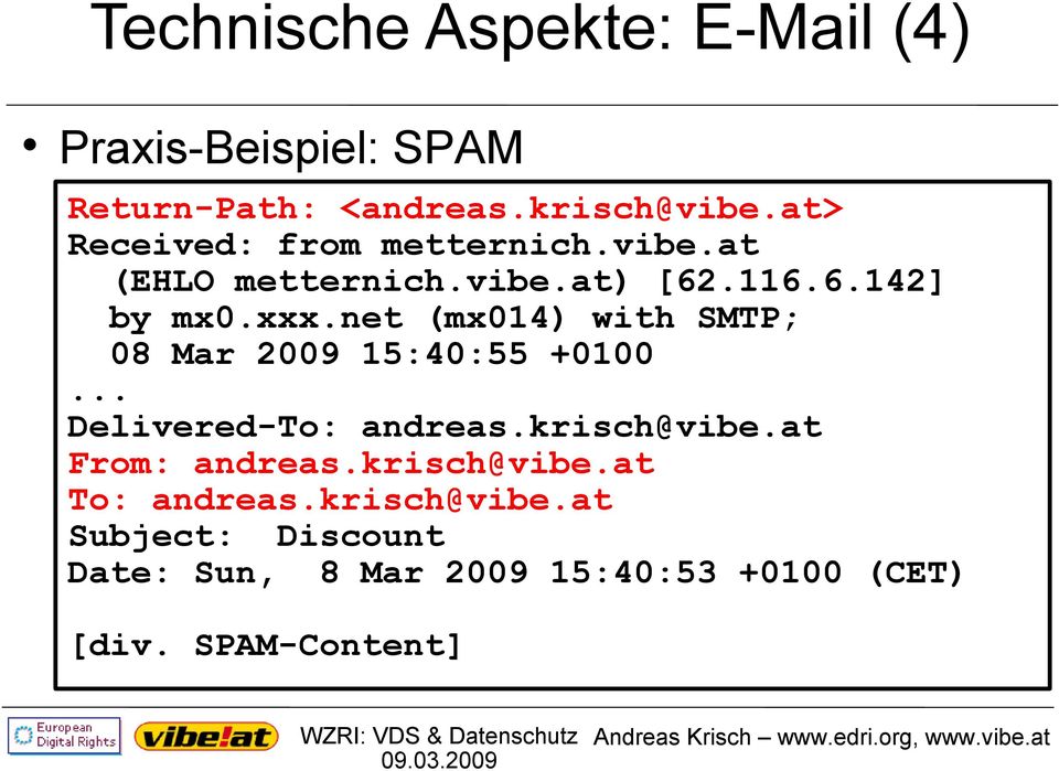 net (mx014) with SMTP; 08 Mar 2009 15:40:55 +0100... Delivered-To: andreas.krisch@vibe.
