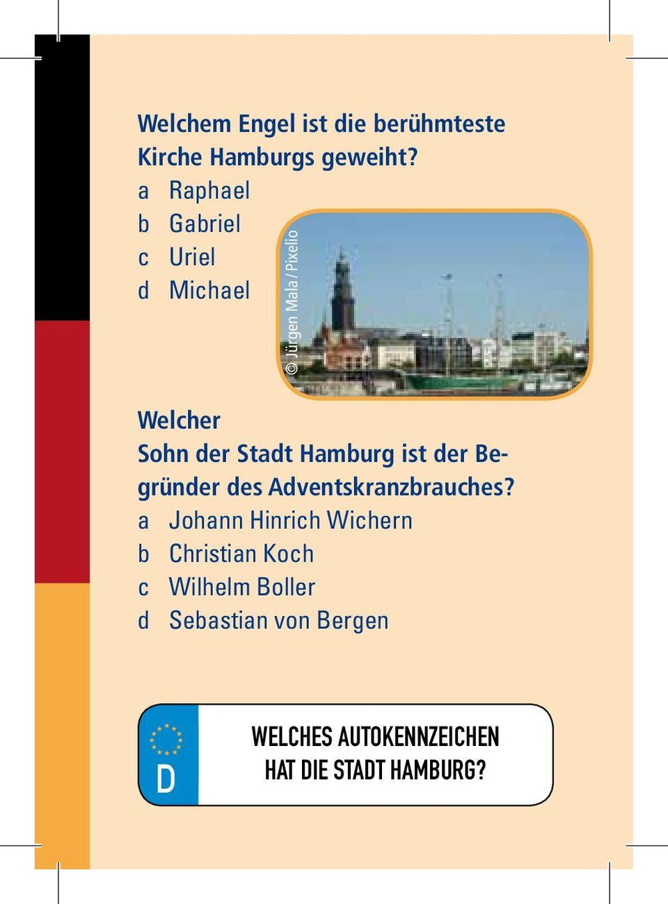 Stadt Hamburg ist der Begründer des Adventskranzbrauches?