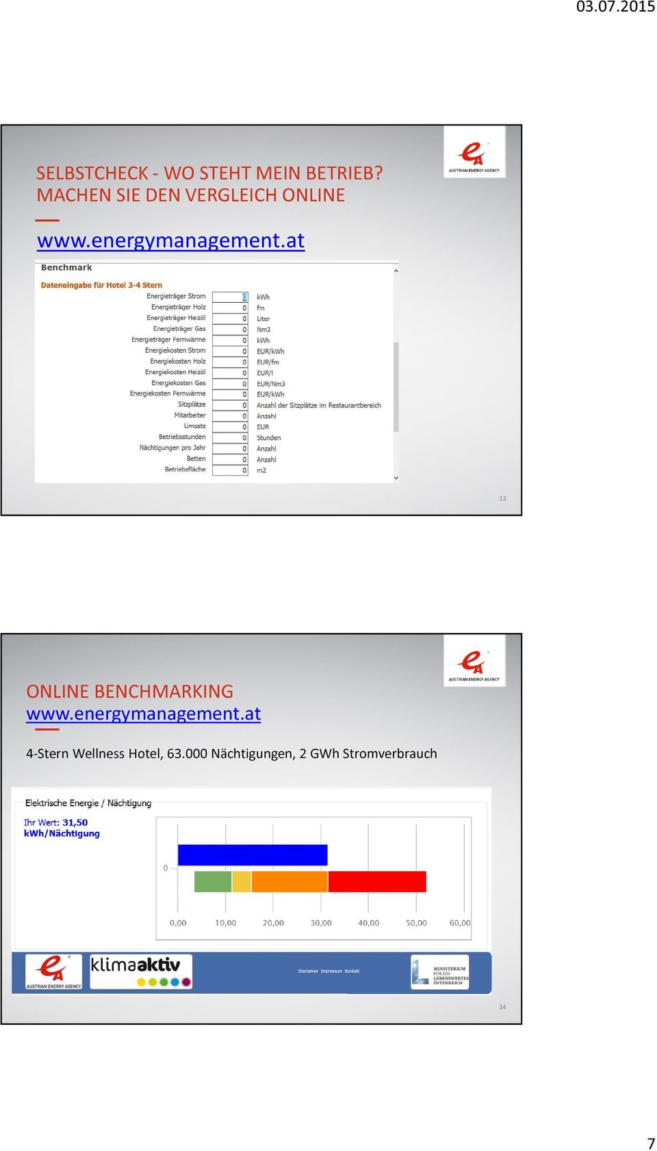 at 13 ONLINE BENCHMARKING www.energymanagement.
