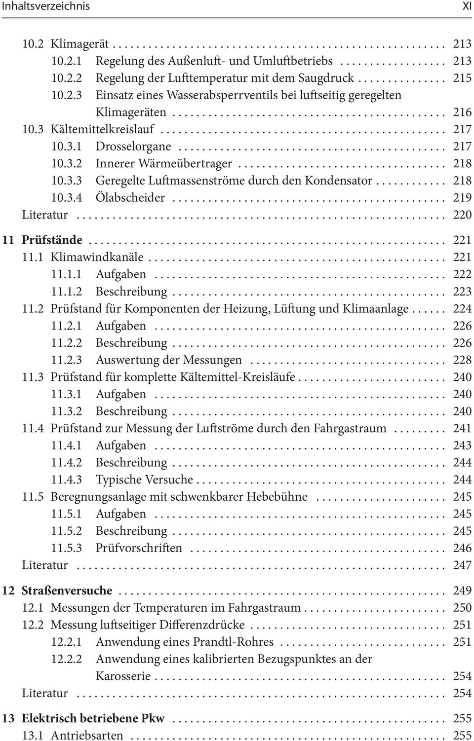 .................................. 218............ 218.............................................. 219.............................................................. 220 11 Prüfstände............................................................ 221 11.