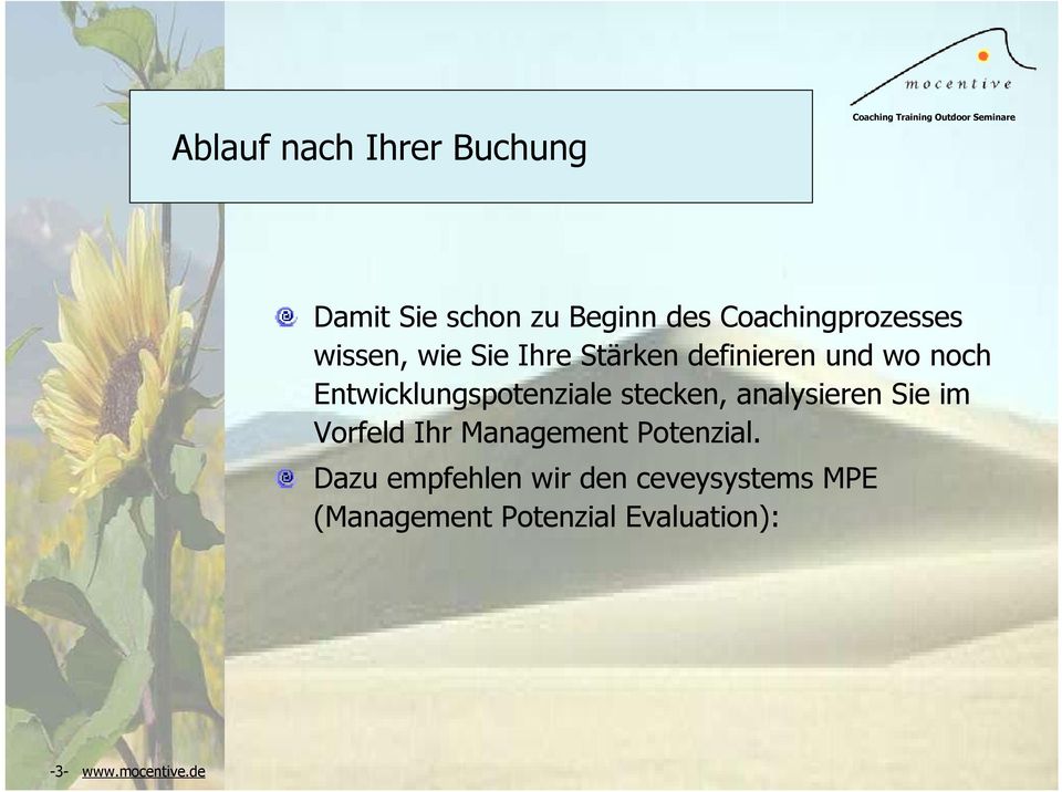 stecken, analysieren Sie im Vorfeld Ihr Management Potenzial.