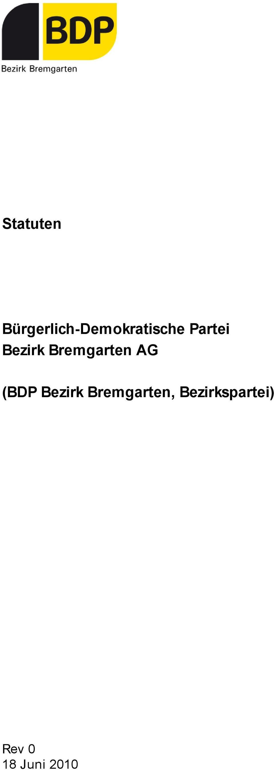 Partei Bezirk Bremgarten AG