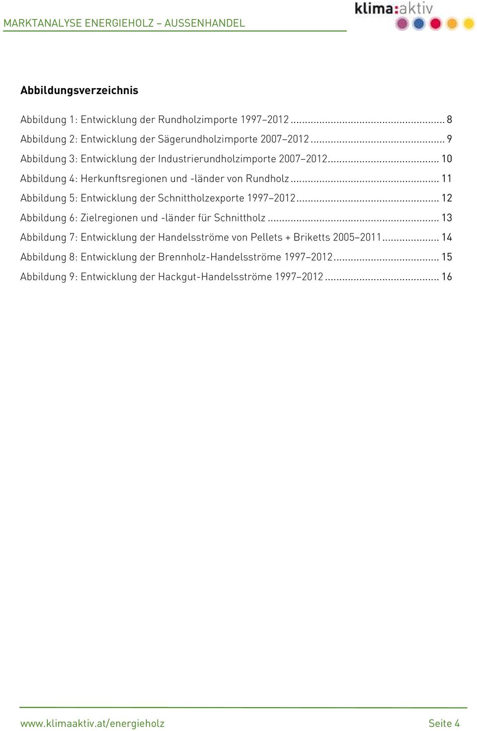 .. 11 Abbildung 5: Entwicklung der Schnittholzexporte 1997... 12 Abbildung 6: Zielregionen und -länder für Schnittholz.