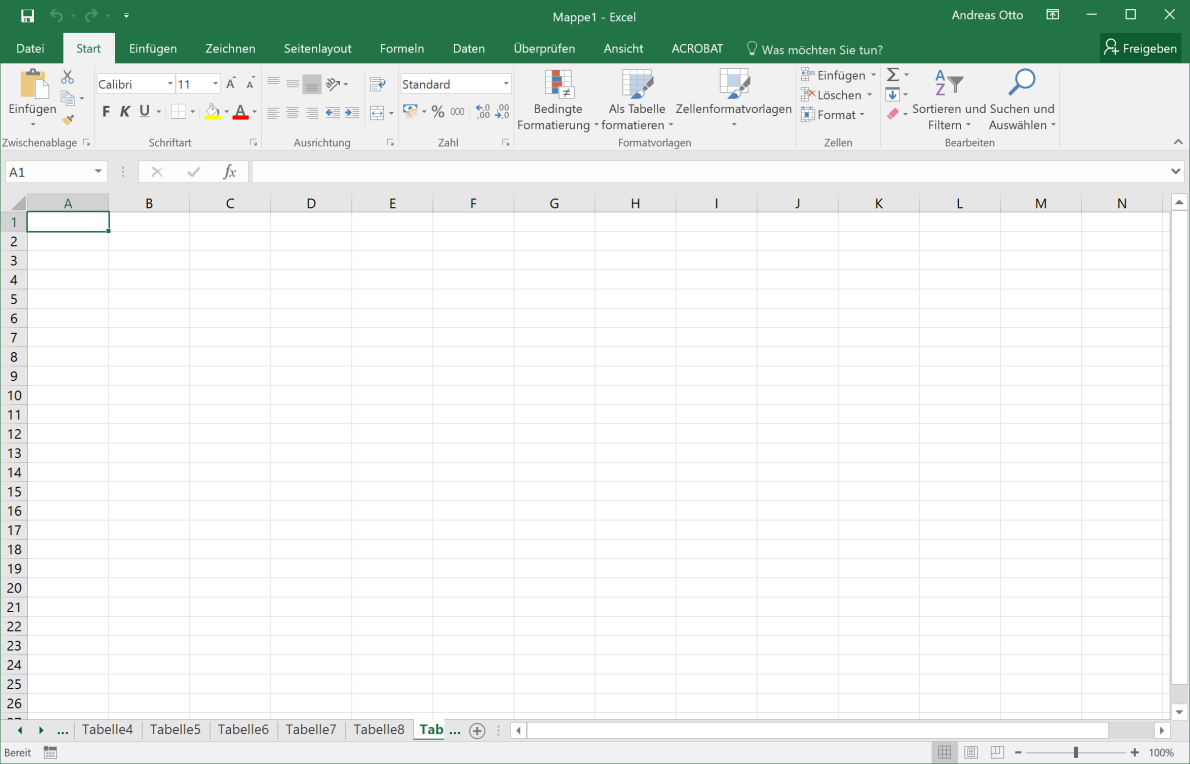 Version: 161201 thinkabit.ch Excel Arbeitsmappen 2 Excel Arbeitsmappen Excel-Dateien werden als Arbeitsmappen bezeichnet. In diesen Arbeitsmappen werden Tabellenblätter verwaltet.