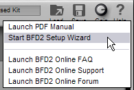 1:9 BFD2 Hilfe Funktionen BFD2 bietet Ihnen eine Reihe verschiedener Hilfe Funktionen an, um Ihnen die Bedienung der Software so angenehm wie möglich zu gestalten.