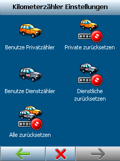 Kilometerzähler 8 Kilometerzähler Kilometerzähler ist nützlich um gefahrene Kilometer für Reiseabrechnungen zu zählen.