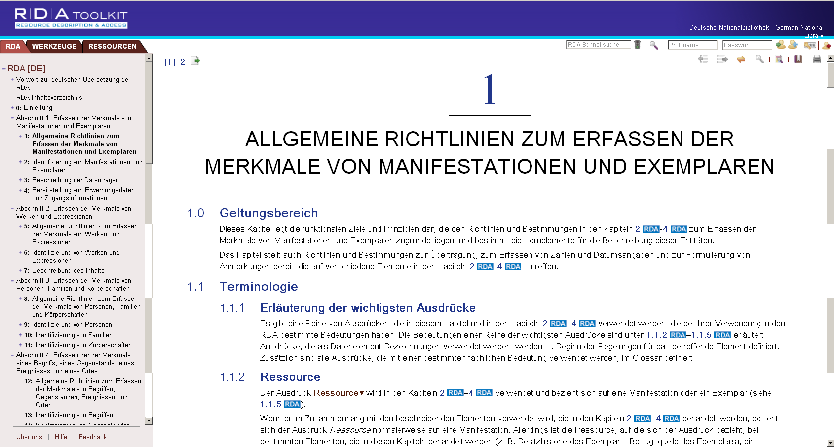 AG RDA Schulungsunterlagen Modul 1: Grundlagen der RDA 11.04.