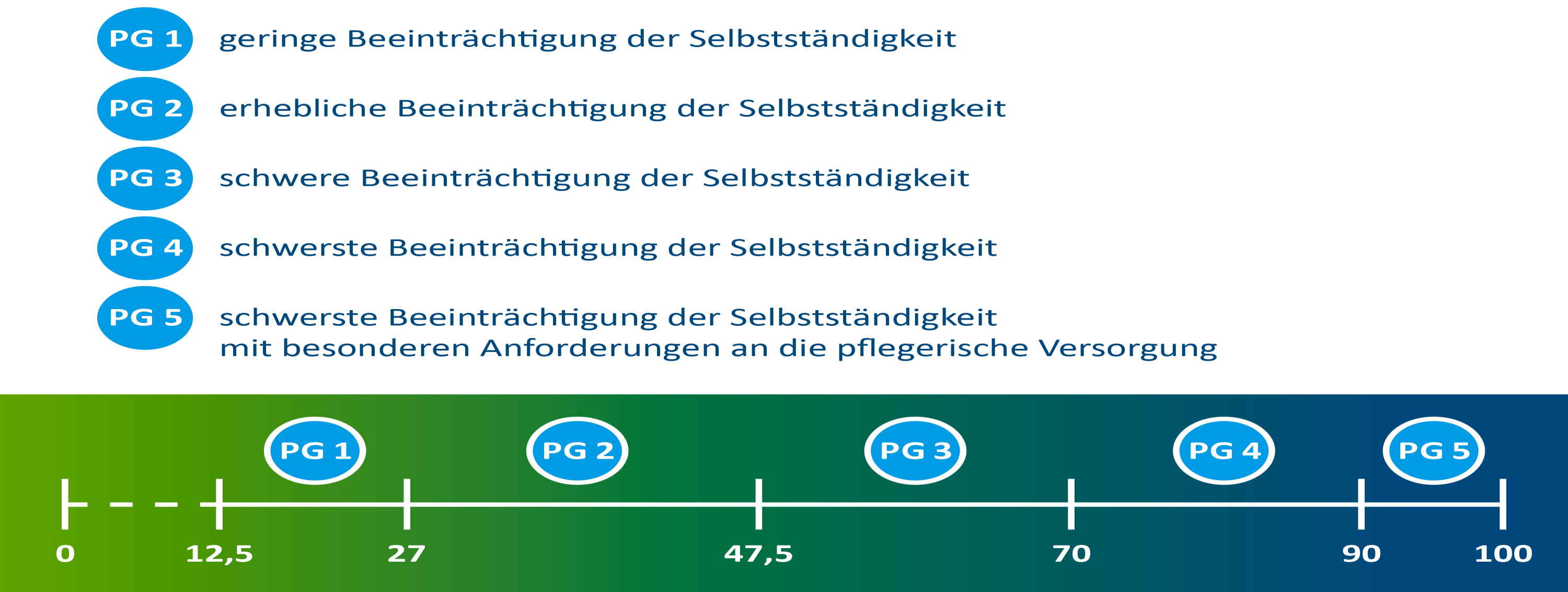 5 Grade der Pflegebedürftigkeit (Pflegegrade) 27.04,2016g Seite 19 1. Osnabrücker 1.