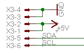 Beschaltung des Controllers: Reset und Quarz: Als Resetgenerator reicht hier ein 1µF-Kondensator. Parallel zum Kondensator liegt der Resettaster S1.
