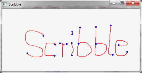 Projekt Scribble Malen mit der Maus Scribble-Idee: Group als Root Rectangle als Untergrund Darauf Lines: Starten, wenn Mausknopf gedrückt (kleiner Kreis) Bei jedem
