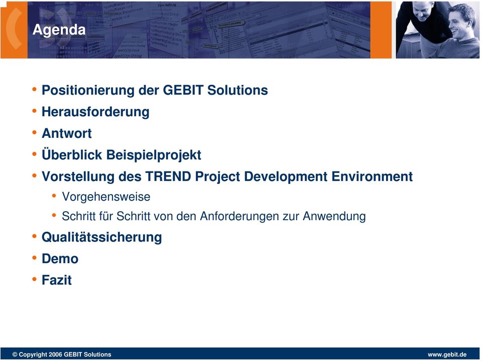 Project Development Environment Vorgehensweise Schritt für
