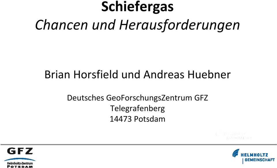 und Andreas Huebner Deutsches