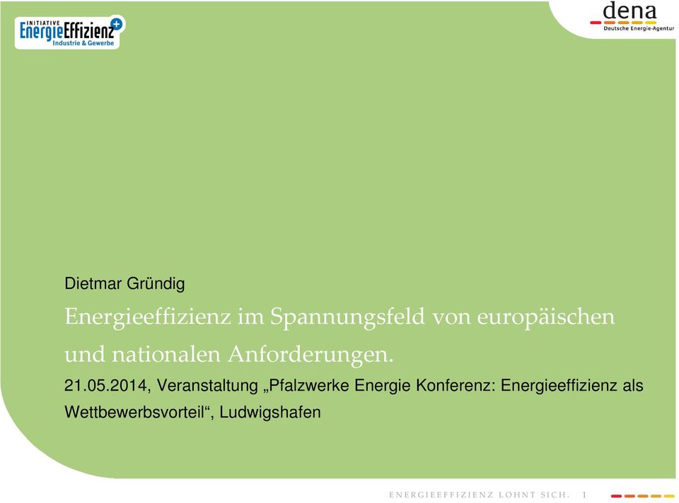 05.2014, Veranstaltung Pfalzwerke Energie