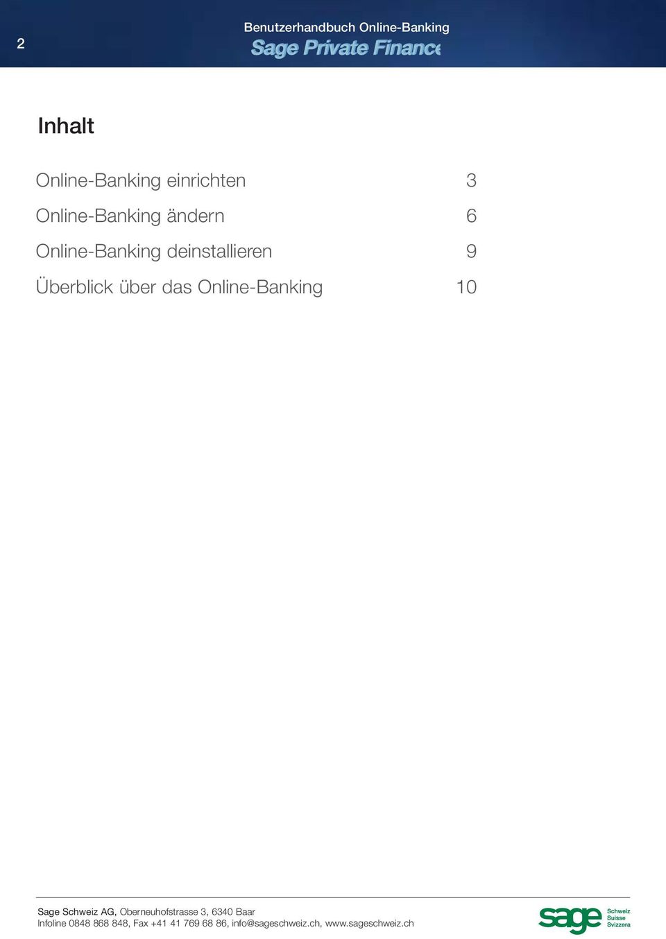 Online-Banking ändern 6 Online-Banking