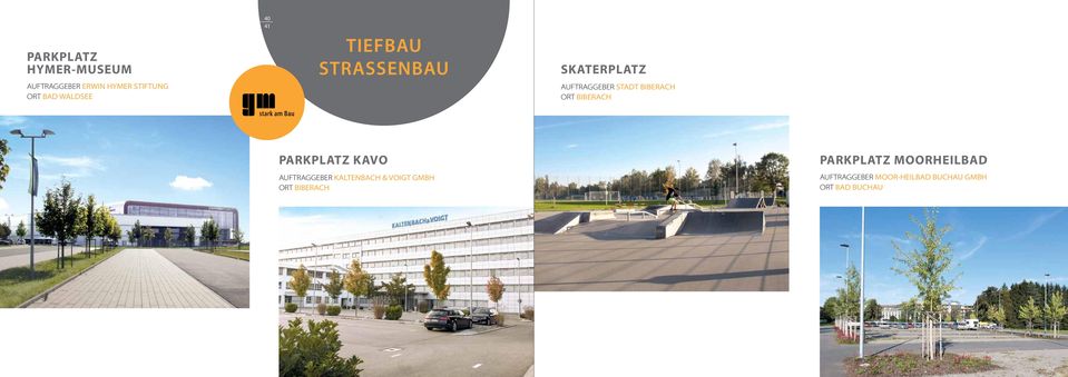 biberach Parkplatz Kavo Auftraggeber kaltenbach & Voigt gmbh Ort