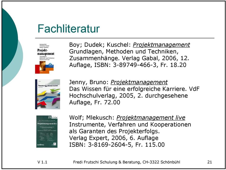 VdF Hochschulverlag, 2005, 2. durchgesehene Auflage, Fr. 72.