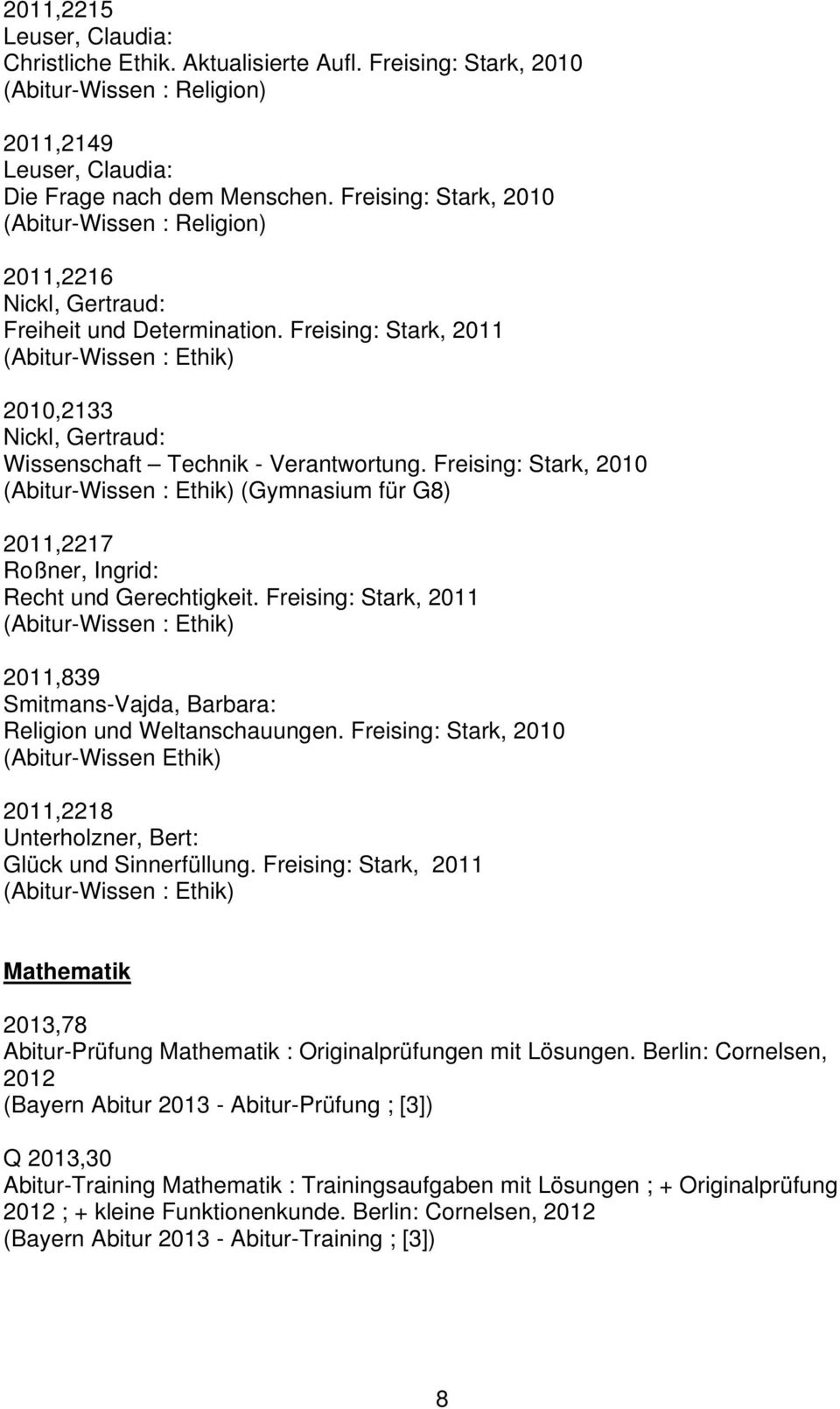 Mathematik Bayern 11 STARK Abitur-Training FOS/BOS Band 1 und 12 2 STARK-Verlag - Training Klasse Nichttechnik