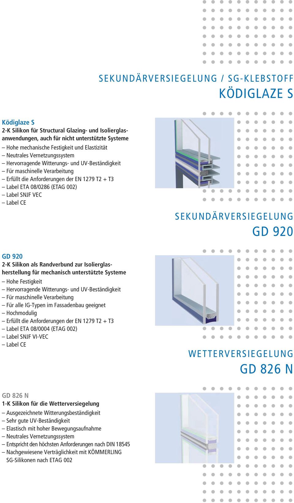 SNJF VEC Label CE gd 920 2-K silikon als randverbund zur isolierglasherstellung für mechanisch unterstützte systeme Hohe Festigkeit Hervorragende Witterungs- und UV-Beständigkeit Für maschinelle