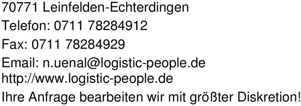 uenal@logistic-people.de http://www.