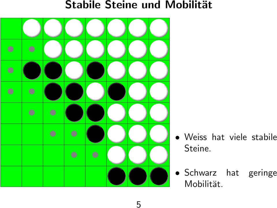 viele stabile Steine.