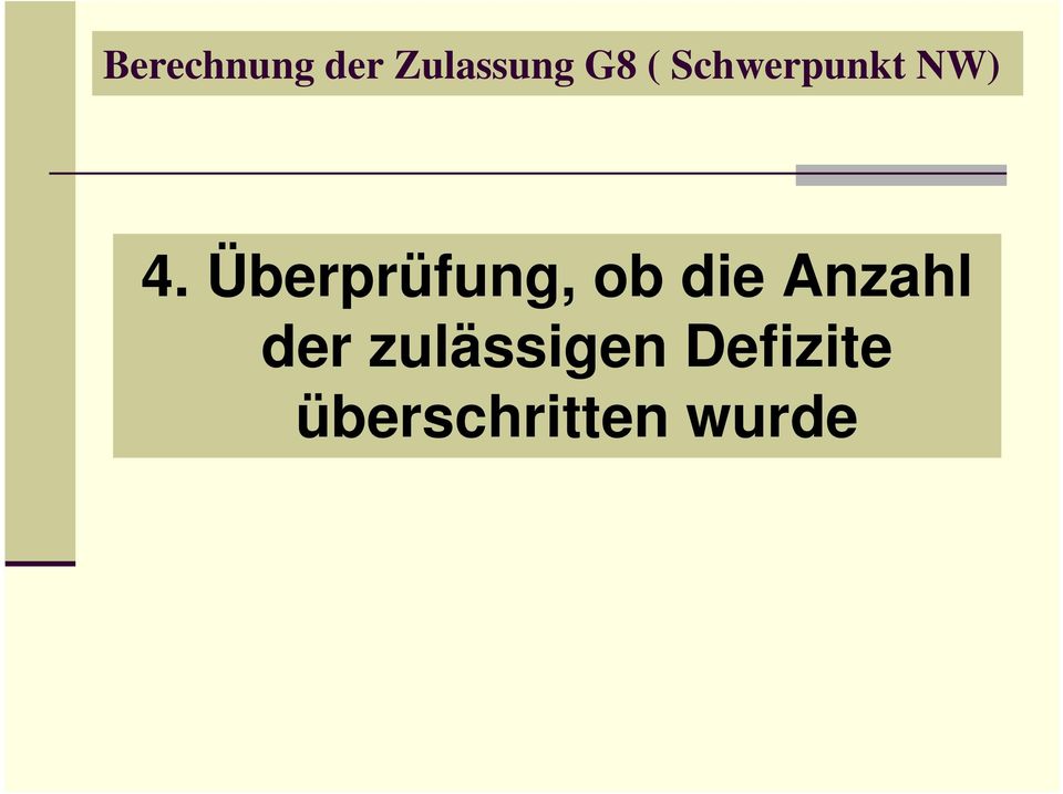 Überprüfung, ob die Anzahl