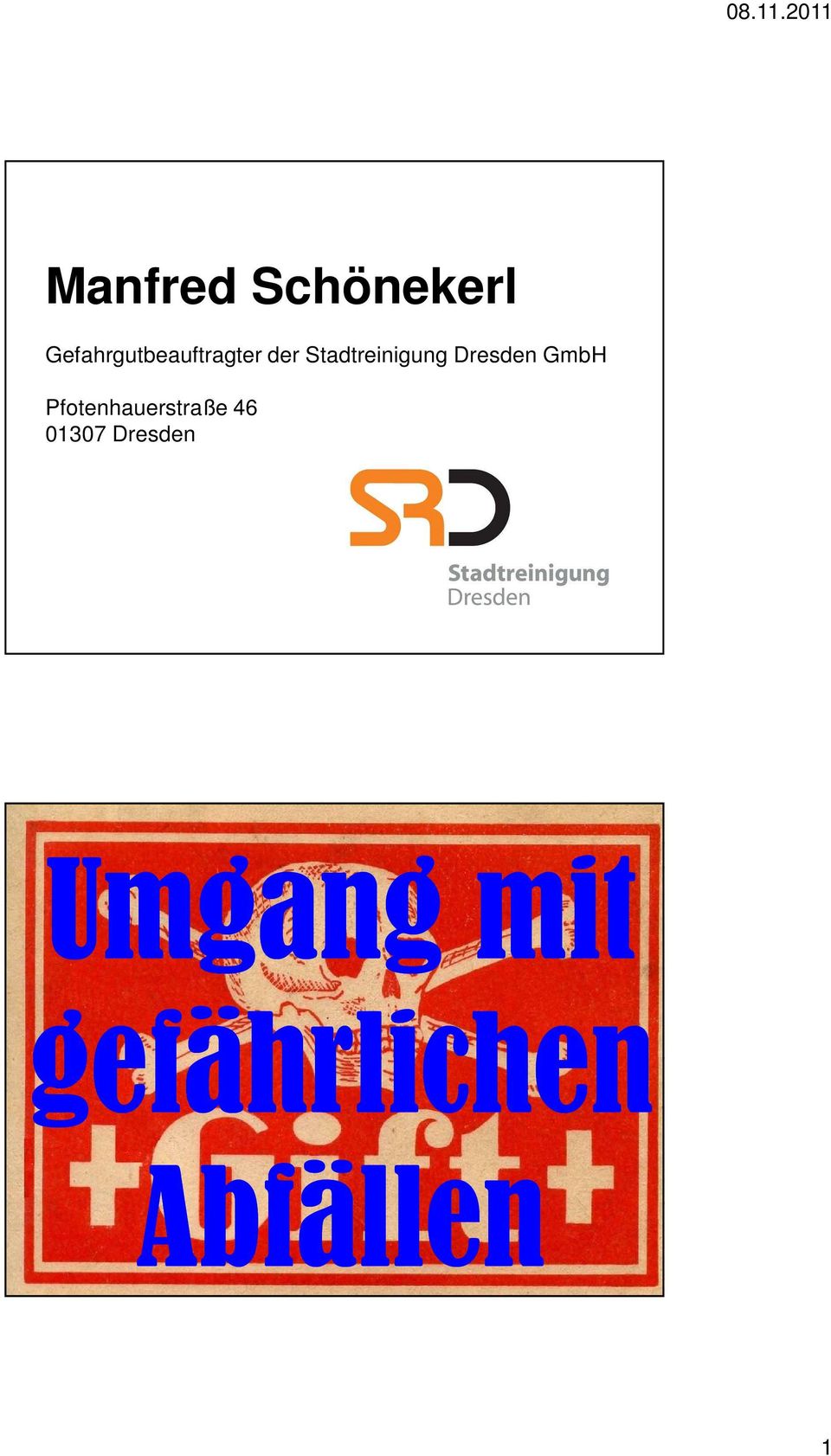 Stadtreinigung Dresden GmbH