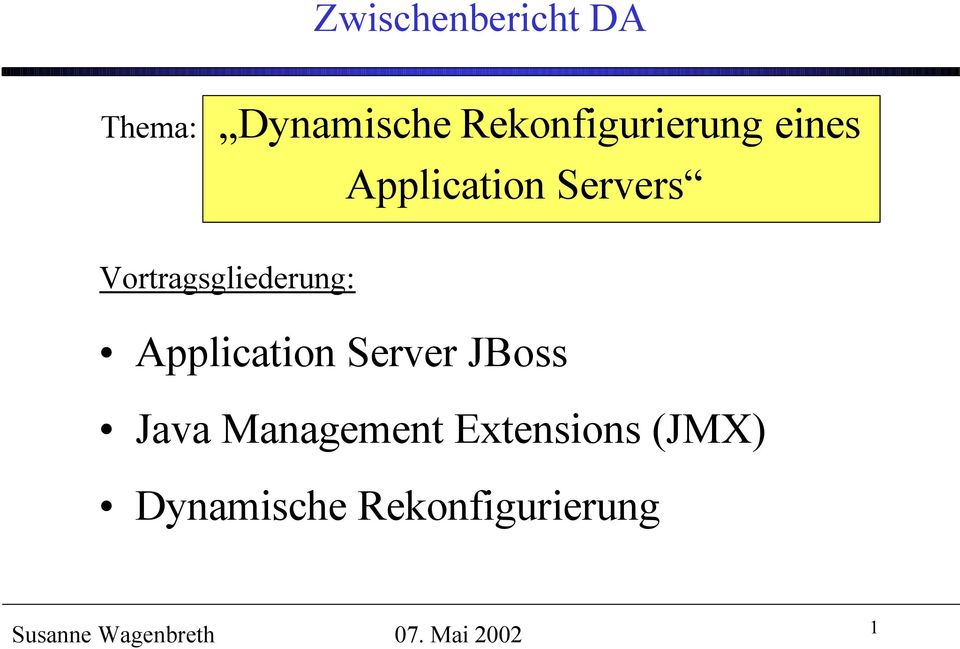 Application Server JBoss Java Management Extensions