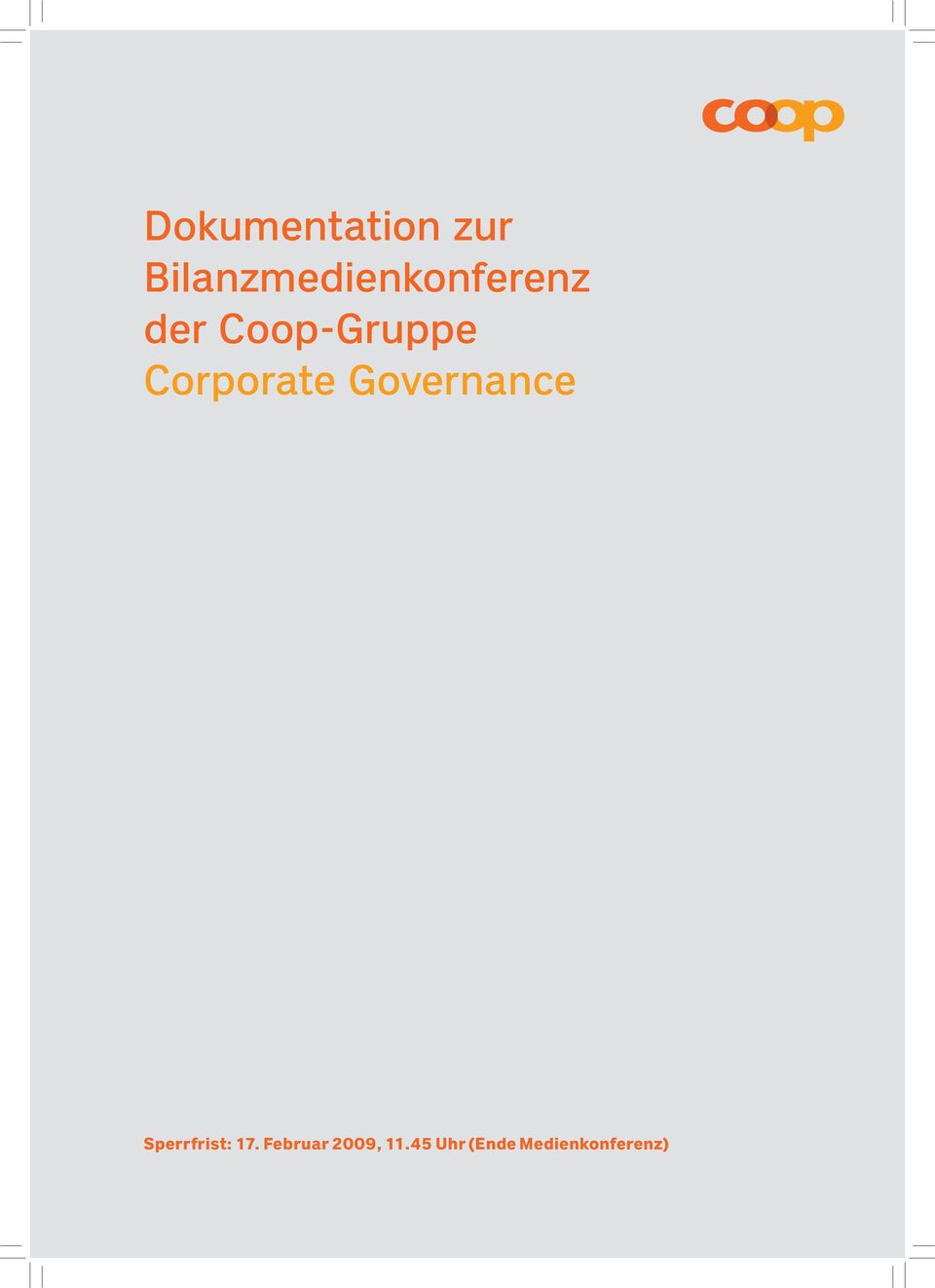Coop-Gruppe Corporate Governance