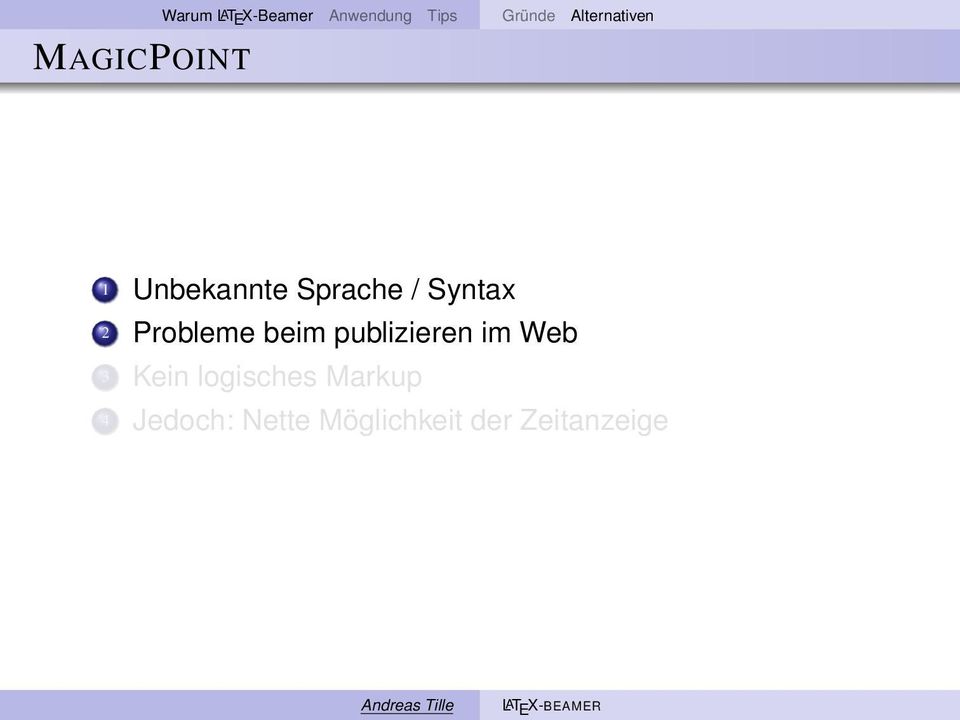 Syntax 2 Probleme beim publizieren im Web 3 Kein
