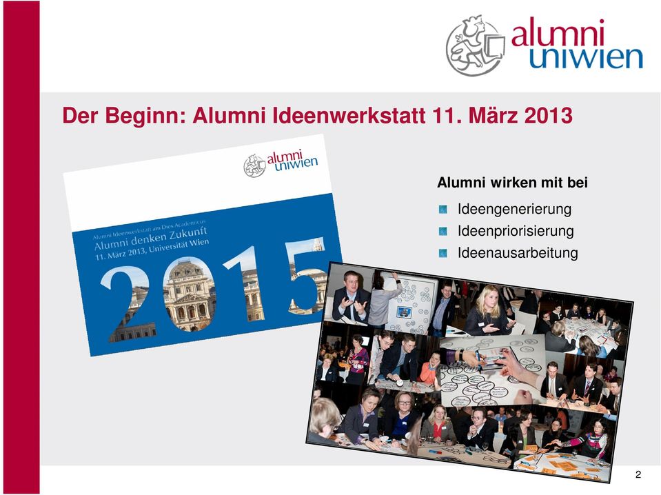 März 2013 Alumni wirken mit bei