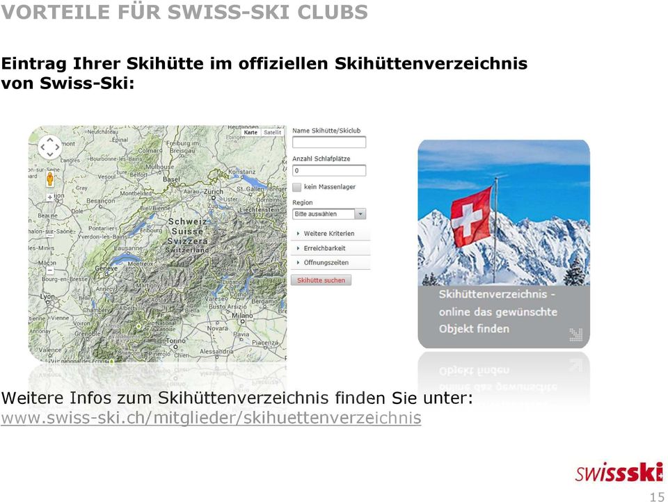 Weitere Infos zum Skihüttenverzeichnis finden Sie
