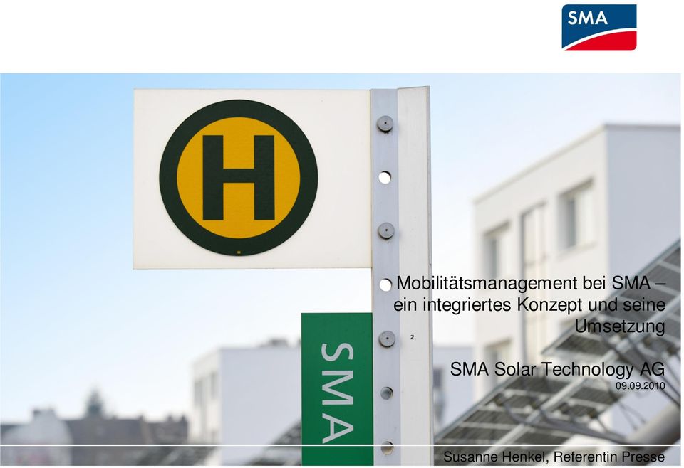 Umsetzung SMA Solar Technology AG