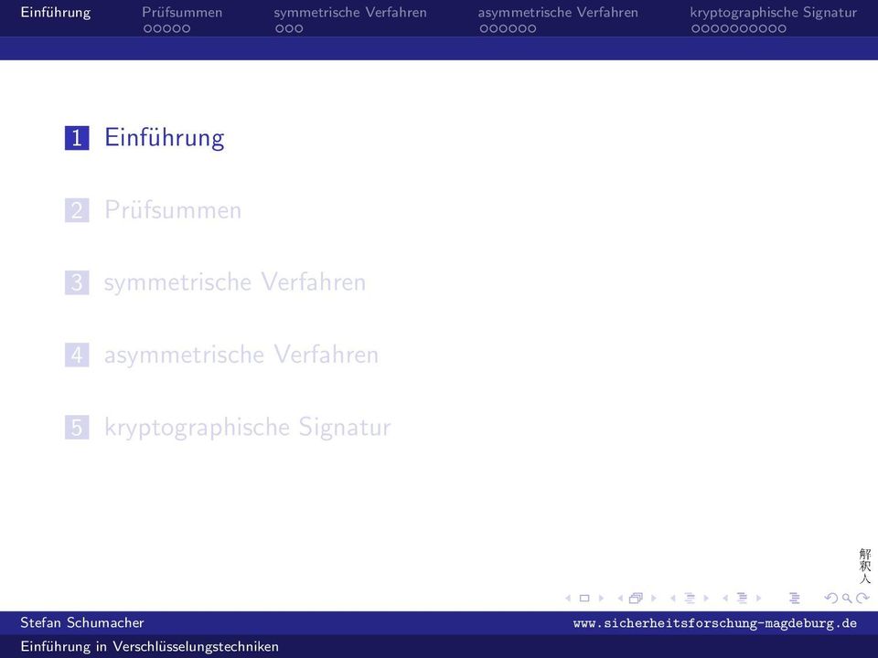 4 asymmetrische Verfahren