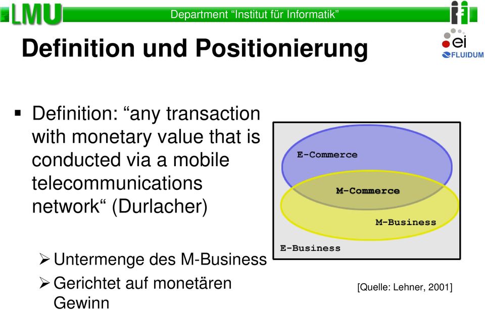 mobile telecommunications network (Durlacher) Untermenge