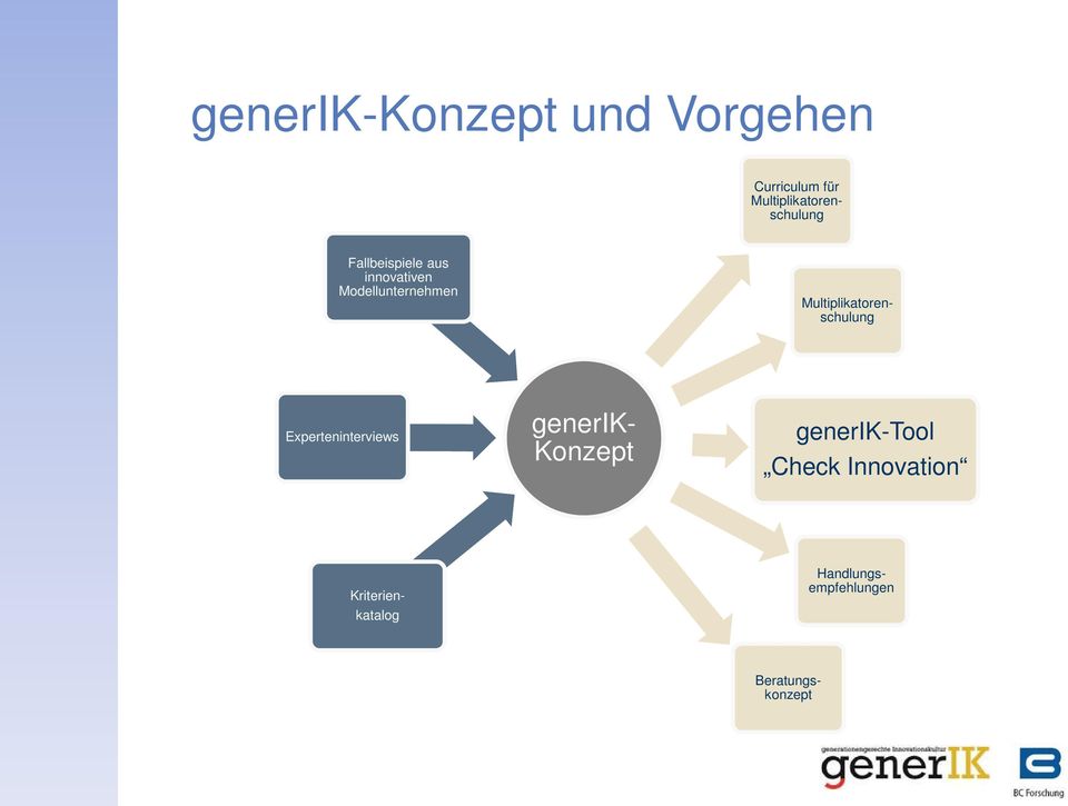 generik-tool Check Innovation Kriterienkatalog