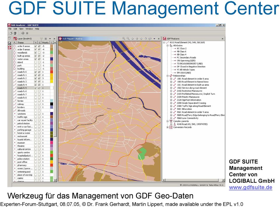 GDF Geo-Daten  von LOGIBALL GmbH