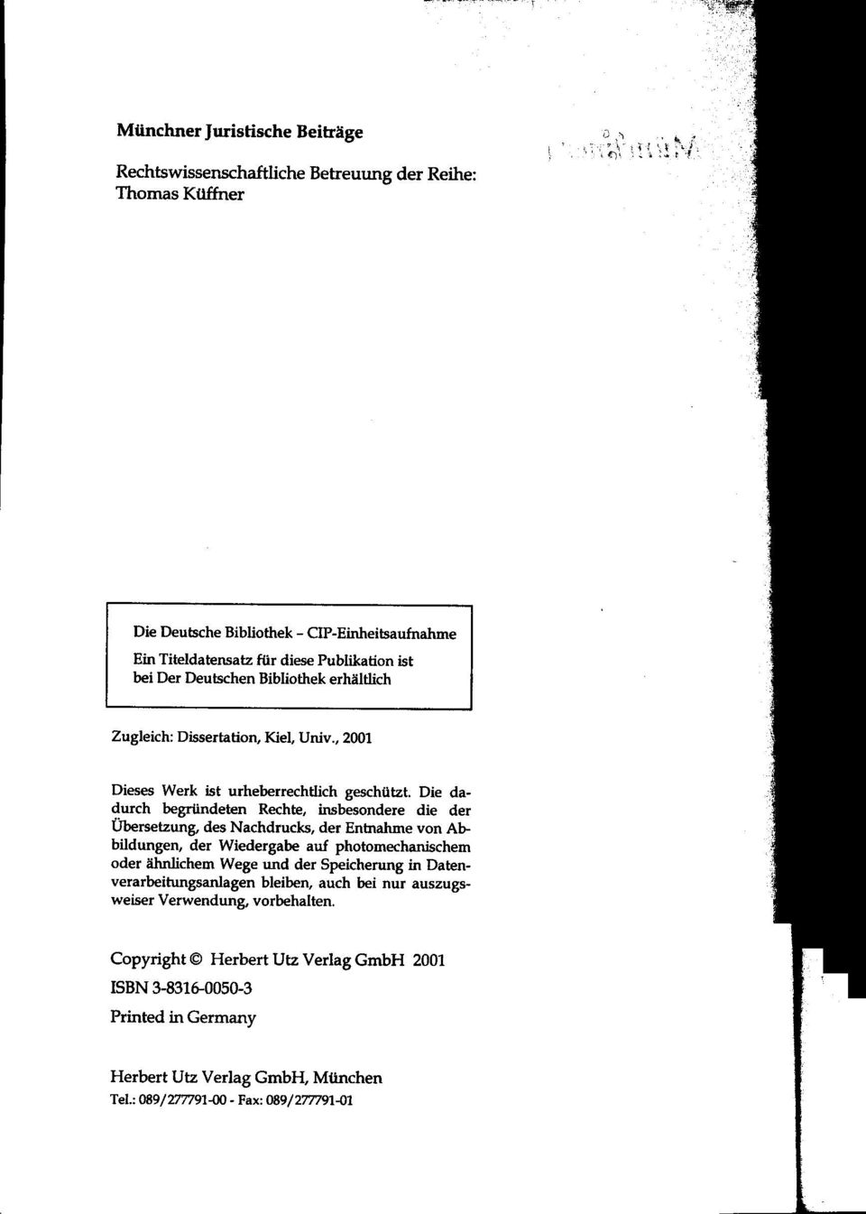 Zugleich: Dissertation, Kiel, Univ., 2001 Dieses Werk ist urheberrechtlich geschützt.