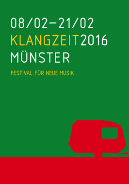 Gesellschaft für Neue Musik Münster e.v. Das von der Stiftung mit 6.400,- EUR unterstützte Festival KLANGZEIT2016 MÜNSTER findet vom 08. Februar bis zum 21. Februar 2016 statt.