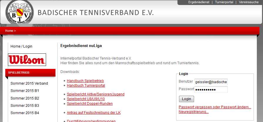 Badischer Tennisverband e.v. - PDF Kostenfreier Download