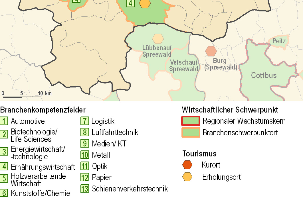Das BIP je Einwohner ist mit 27.2 ebenfalls erheblich größer als der Landesdurchschnitt (21.2 ), was auch auf die hohe Einpendlerquote insbesondere nach Schönefeld zurückzuführen ist.