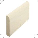 Massives Abachi-Holz, hochwertig verarbeitet hochwertige Oberfläche, unbehandelt Abmessung: Tiefe = 30mm, Höhe = 85mm, Länge 2,50m geeignet für Rohrdurchmesser mit max.