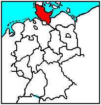 - 5 - Schleswig-Holstein Schleswig-Holstein ist ein.. im.. von Deutschland. Es liegt zwischen zwei Meeren: die. ist im Westen und die im Osten.