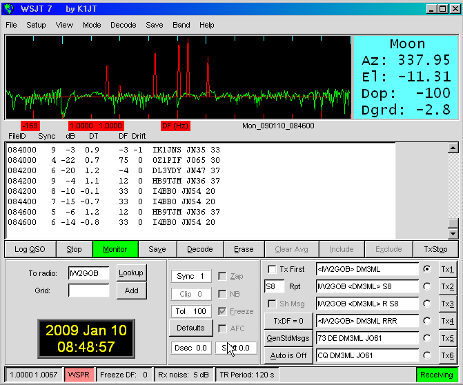 Wellenflüstern mit WSPR Seite 6 von 7 Eike Barthels, DM3ML Alle in Großbuchstaben geschriebenen Zeichenketten erscheinen so wie in der Vorlagenspalte.