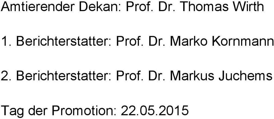 Dr. Marko Kornmann 2.