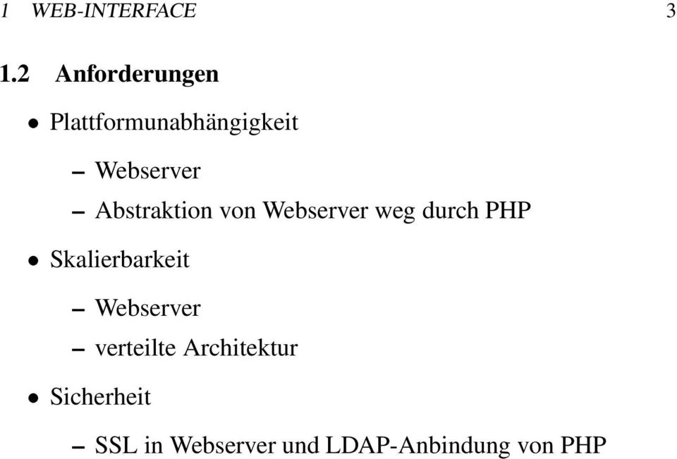 Abstraktion von Webserver weg durch PHP